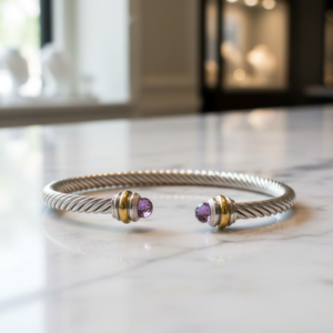 Twisted Bangle (Pink)