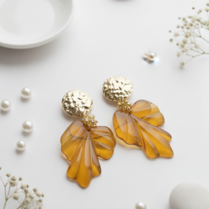 Sade Leaf Dangle Earrings
